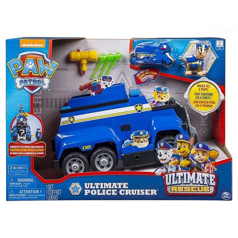 Spin Master Figure With Vehicle Paw Patrol Police Rescue Chase