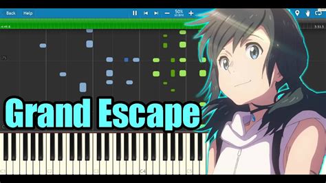 Grand Escape Synthesia Tutorial Weathering With You OST YouTube