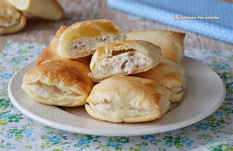 Fagottini Di Pasta Sfoglia Ripieni Di Ricotta E Tonno Antipasto VELOCE