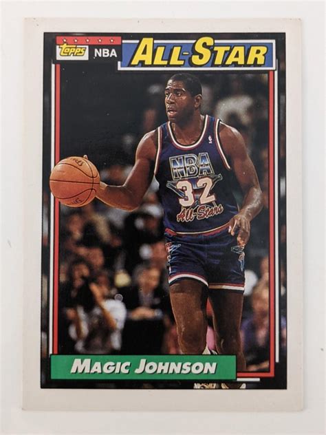 Magic Johnson Basketball Trading Card Topps 126 1992 EstateSales Org