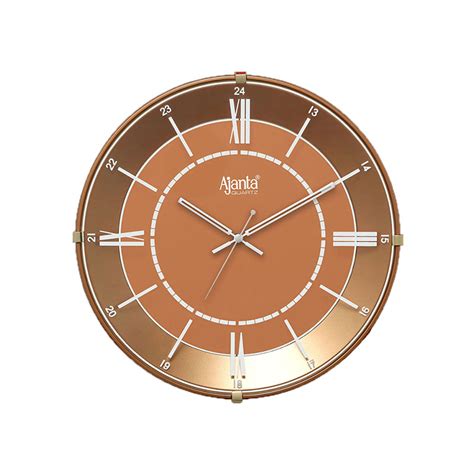 Copper Designer Sweep Second Clock Orpat