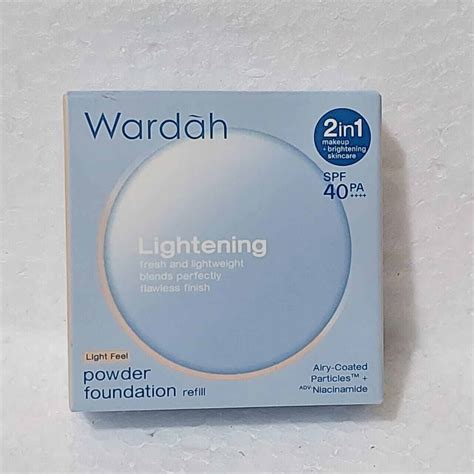 Refill Wardah Lightening Powder Foundation Wardah Lightening Powder