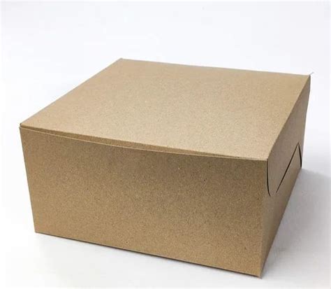 Brown Kraft Paper Cake Box At Rs 12 Piece Paper Cake Box In Mumbai