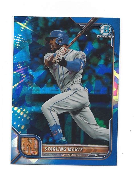 2022 Bowman Chrome Sapphire STARLING MARTE 97 99 SH K003 EBay