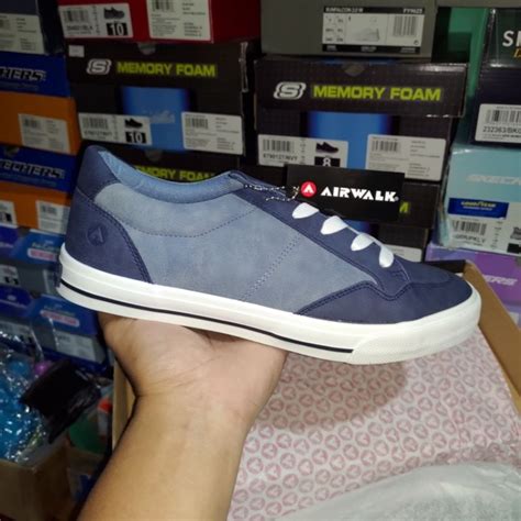 Jual Airwalk Nilas Navyblue Original Aiw21cm1114n Shopee Indonesia