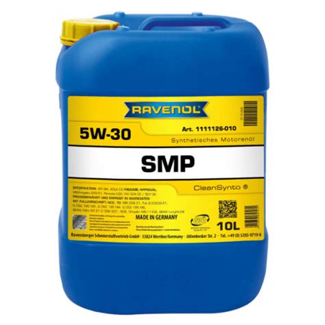 Ravenol Smp Sae W Motor L Liter