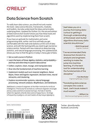 Data Science From Scratch First Principles With Python