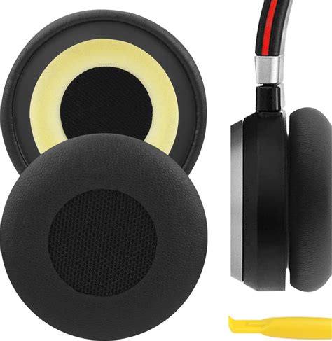 2021 1Pair Leather Ear Pads Cushion Cover Earpads Replacement