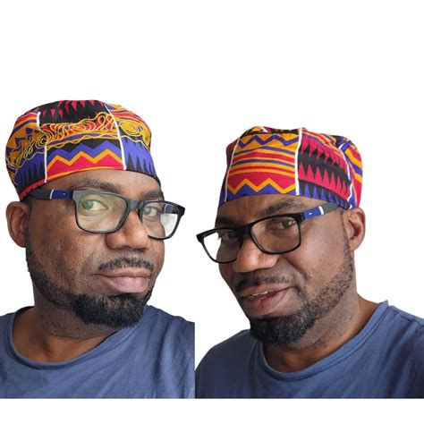 African Traditional Kente Kufi Hat Style For Men And Women Etsy