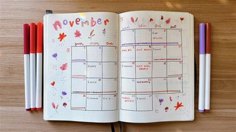 November 2023 Bullet Journal Setup Plan With Me YouTube