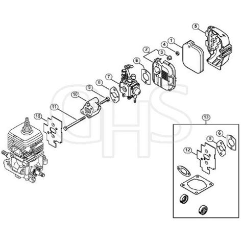 Genuine Stihl BG50 C Carburetor Air Filter GHS