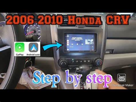 Honda Crv How To Remove Radio Install Apple Carplay Android