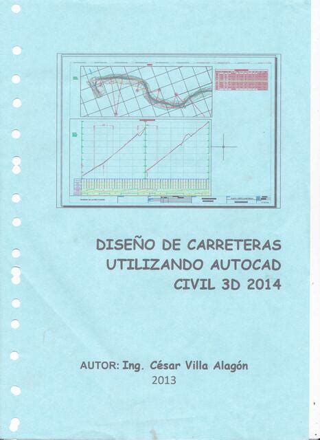 Diseño de Carreteras utilizando Manual AutoCAD Civil 3D