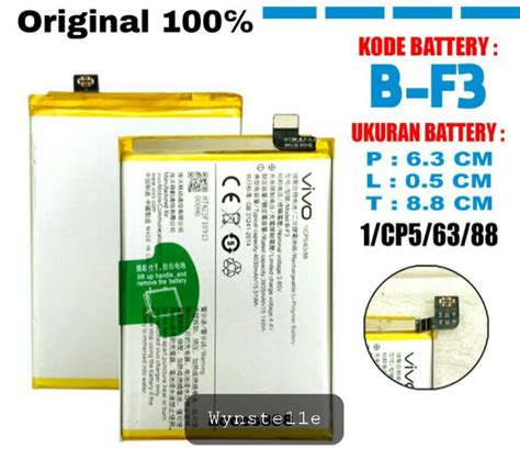 Vivo Y Baterai Vivo Y Bf Battery Batre Batu Batrei