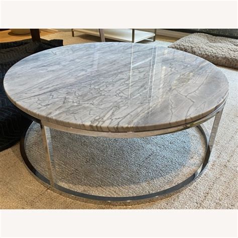 Cb Smart Round Marble Top Coffee Table Aptdeco