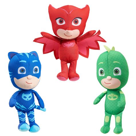 Buy Pj Masks Mini Plush Asst 3 Pack Bundle Includes Catboy Owlette