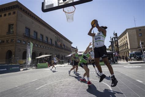 Baloncesto 3x3 en la plaza del Pilar Imágenes