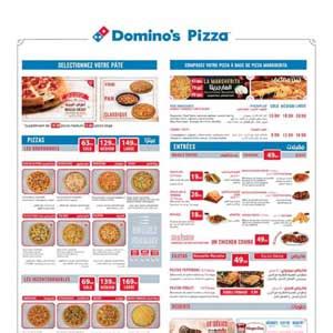 Menu Domino S Pizza Maroc Tkhayar Ma