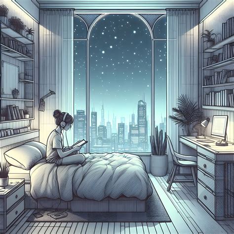 Download Lo Fi Woman Music Royalty Free Stock Illustration Image