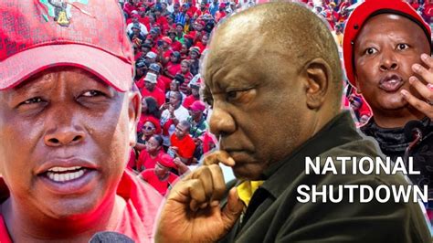 Julius Malema Asks C Ramaphosa To Start Packing His Bags Before