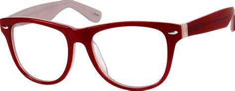 Red Acetate Full-Rim Frame #1113 | Zenni Optical Eyeglasses