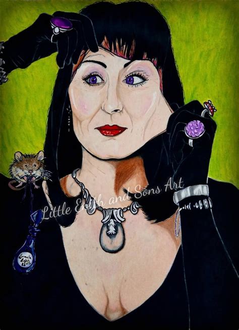 The Grand High Witch The Witches Movie Character Art Print Anjelica