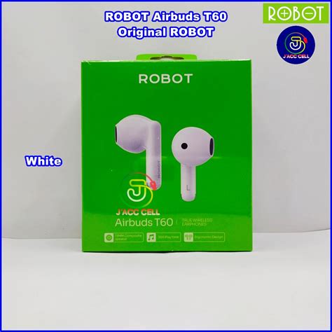 Jual ROBOT Airbuds T60 Bluetooth 5 3 Wireless Earphone Original ROBOT