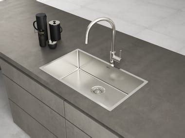 Luminum S M Lavello A Una Vasca Filo Top In Acciaio Inox By Evhoc