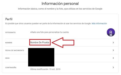 C Mo Cambiar El Nombre De Una Cuenta De Gmail