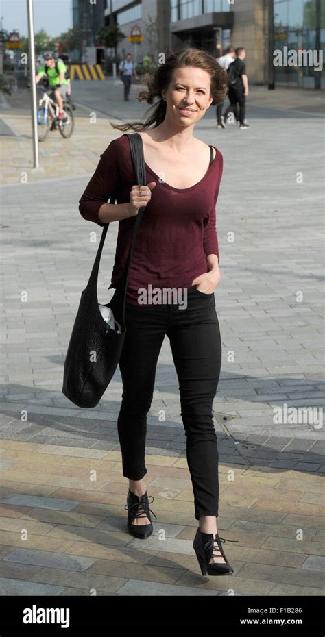 Joy Williams signs autographs and poses with fans outside the BBC ...