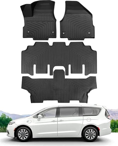 Diffcar® Floor Mats For Chrysler Pacifica 2024 2023 2022 2021 2020 2019 2018 2017