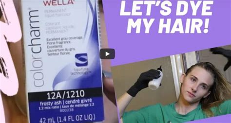 Dying Hair Using Wella 12A Frosty Ash T18 Lightest Ash Blonde
