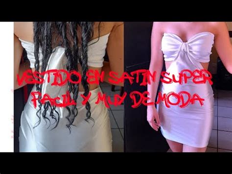 Como Confeccionar Vestido De Satin Paso A Paso YouTube