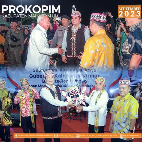 BUPATI MAHULU SAMBUT KUNKER GUBERNUR KALTIM Prokopim Kabupaten