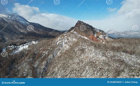 Lake Toya during Winter Season Stock Image - Image of landmark ...