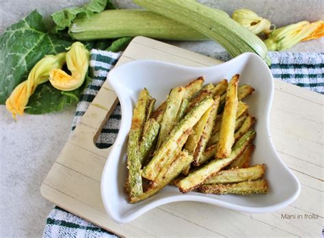 Bastoncini Di Zucchine Al Forno Mani In Frolla