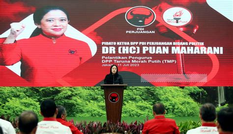 Pelantikan Pengurus Organisasi Taruna Merah Putih Sayap PDI Perjuangan