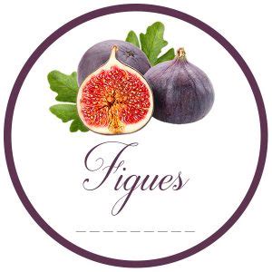 Tiquettes Rondes Figues X Mon Bio Jardin