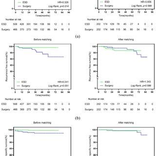 KaplanMeier Survival Curves Of OS RFS And DSS In Total Enrolled And