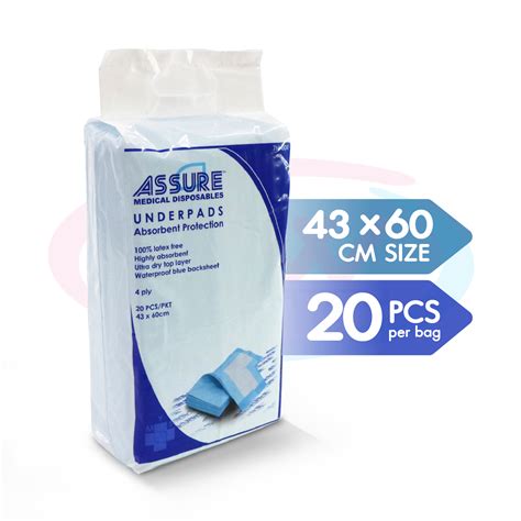 Assure Underpads 3 Sizes