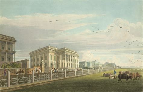 A view of the Town Hall Calcutta (Kolkata) by James Baillie Fraser 1826 | Calcutta, Etching ...