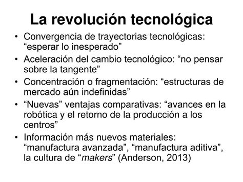 PPT Revolución tecnológica y cambio estructural PowerPoint