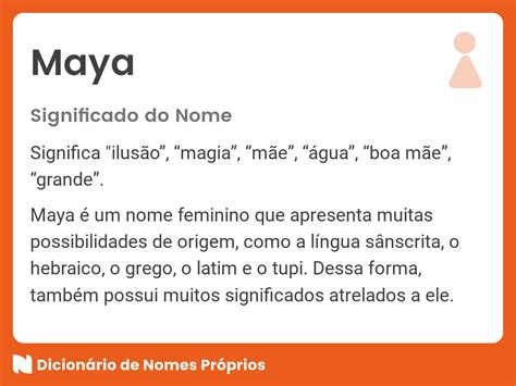 Significado Do Nome Maya Dicion Rio De Nomes Pr Prios