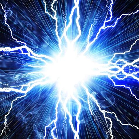 Electric Flash Of Lightning Stock Photo By Merrydolla