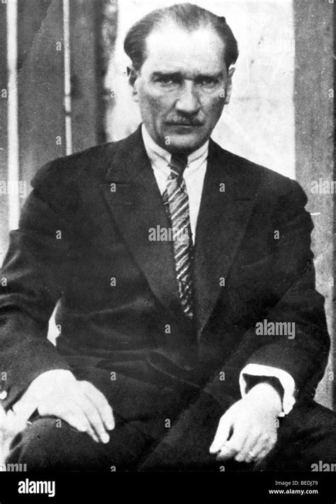 Portrait Of Mustafa Kemal Ataturk The Founder Of The Turkish Republic