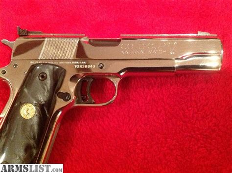 Armslist For Sale 1911 Colt Series 70 Gold Cup National Match Nickel