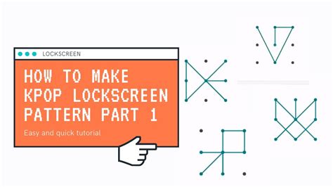 How To Make Kpop Pattern Lock Exobtsseventeen Youtube