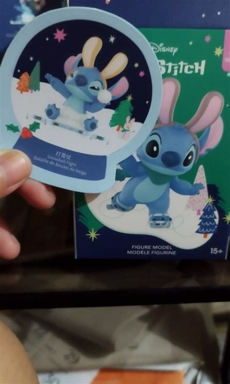 Miniso Stitch Bunny Winter Story Hobbies Toys Memorabilia