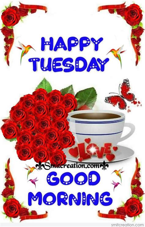 Happy Tuesday Good Morning Card