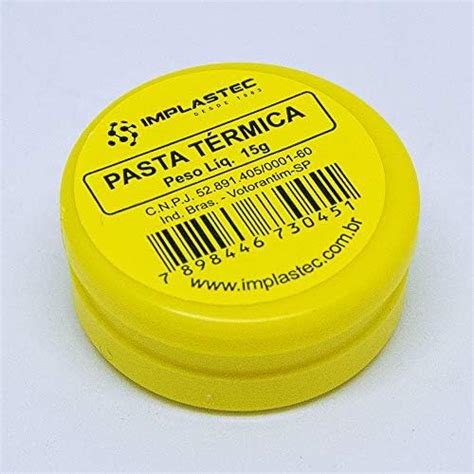 Pasta T Rmica Pote De G Marca Implastec Amazon Br